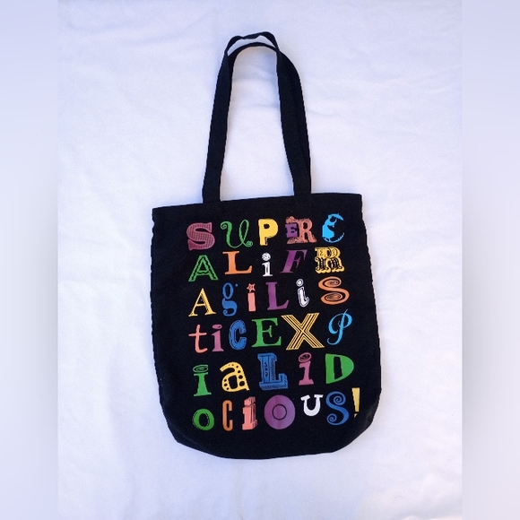 CafePress Supercalifragilisticexpialidocious Tote Bag - Natural Canvas Reusable Shopping Bag